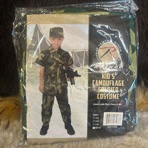 Kids camouflage, soldier costume 10/12 (4525) NEW